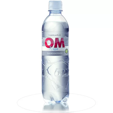 Вода ОМ, 0.5 л, газированная, 12 штук