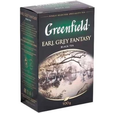 Чай GREENFIELD Earl Grey, листовой, 100г 