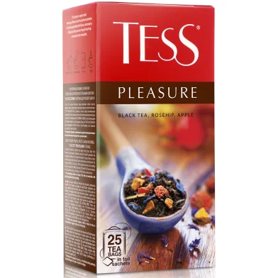 Ceai TESS Pleasure,cu fructe, 25 pachetele de 2 gr 
