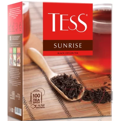 Чай TESS Sunrise, 100 пакетиков по 2 г, к/у