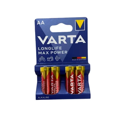 Baterie VARTA Longlife Max Power AA, 4 bucati, blister