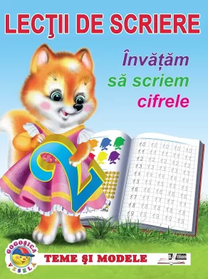 Caiet de scriere. Invatam sa scriem cifrele