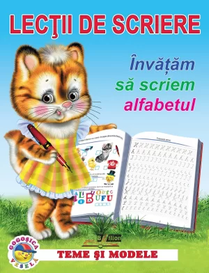 Caiet de scriere. Invatam sa scriem alfabetul