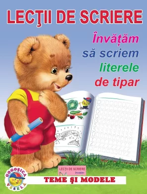 Caiet de scriere. Invatam sa scriem litere de tipar