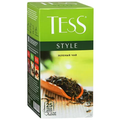 Ceai TESS Style, verde, 25 pachetele de 2 gr