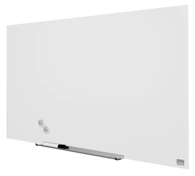 Tabla conferinta din sticla NOBO Pro 100x56cm alba