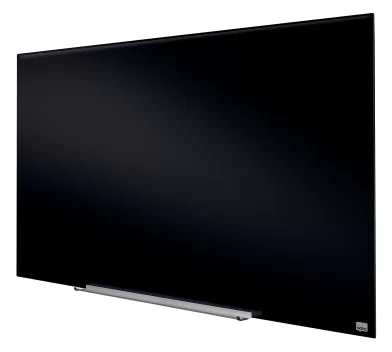 Tabla conferinta din sticla NOBO Pro 126x71cm neagra