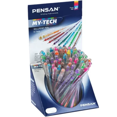 Pix PENSAN My-Tech, 0.7mm, 60 bucati, color, display