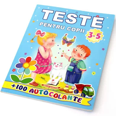 Cartea Teste cu autocolante 3-5