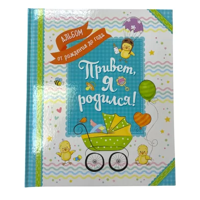 Cartea Привет Я родился! Альбом от рождения до года