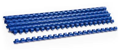Inele din plastic ARGO A4, 10mm, 10 bucati, albastru