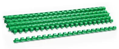 Inele din plastic ARGO A4, 10mm, 10 bucati, verde