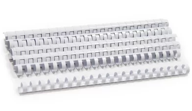 Inele din plastic ARGO A4, 16mm, 10 bucati, alb
