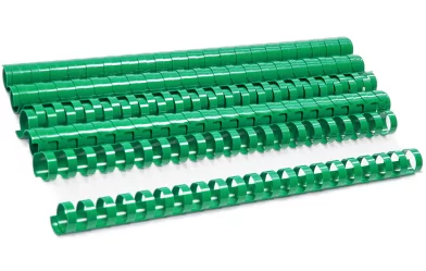 Inele din plastic ARGO A4, 16mm, 10 bucati, verde