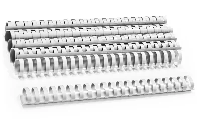 Inele din plastic ARGO A4, 28mm, 10 bucati, alb