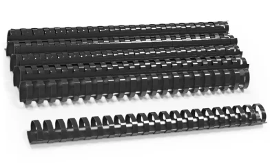 Inele din plastic ARGO A4, 28mm, 10 bucati, negru