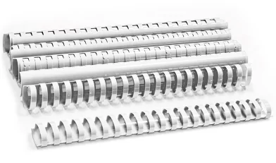 Inele din plastic ARGO A4, 38mm, 10 bucati, oval alb