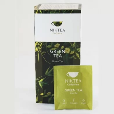 Чай NIKTEA Green Tea, 25 пакетиков по 1.75 г 