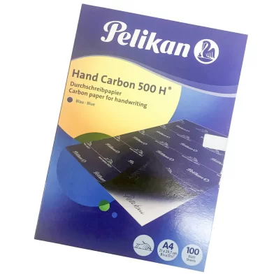 Hartie copiativa PELIKAN 500H A4, 100 foi, albastra