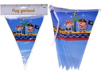 Baner decorativ PIRATES, 12 steaguri