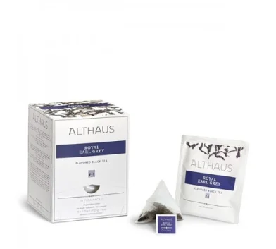 Ceai ALTHAUS Pyra Pack Earl Gray, 15  pachet. de 2.75gr 