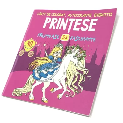 Cartea 40 de autocolante. Printese frumoase si fascinant