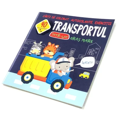 Cartea 40 de autocolante. Transportul intr-un oras mare