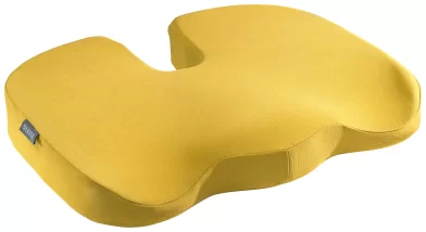 Pernuta p-u scaun LEITZ Cosy, ergonomica, galbena