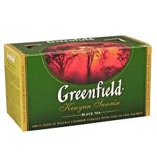 Чай GREENFIELD Kenyan Sunrise, 25 пакетиков по 2 г