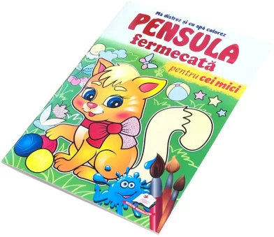 Carte de colorat Pensula fermecata A4 Pentru cei mici