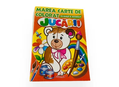 Marea carte de colorat AcuarelaJucarii