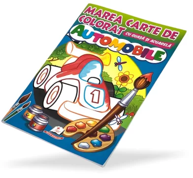 Marea carte de colorat Acuarela Automobile