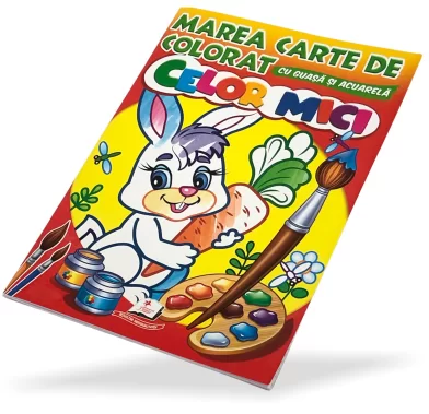 Marea carte de colorat Acuarela Celor Mici