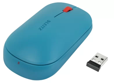 Mouse LEITZ Cosy, 3 butoane, wireless, albastru
