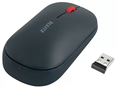 Mouse LEITZ Cosy, 3 butoane, wireless, gri