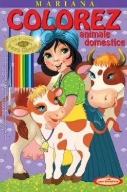 Carte de colorat Colorez Animale Domestice