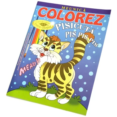 Carte de colorat Colorez Meunica