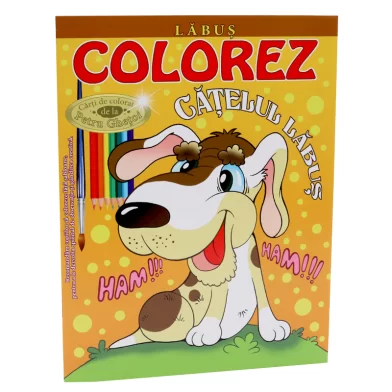 Carte de colorat Colorez Catelusi Labusi