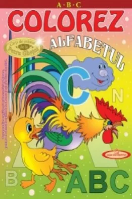Carte de colorat Colorez Alfabetul