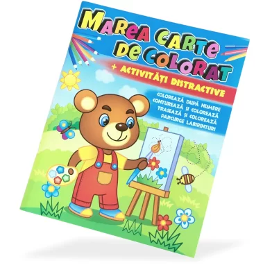 Marea carte de colorat Activitati distractive