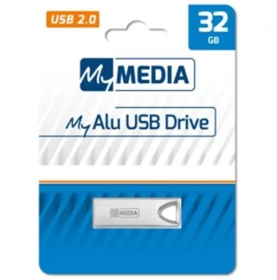 Flash USB2.0 MY MEDIA MyAlu, 32 GB, metal