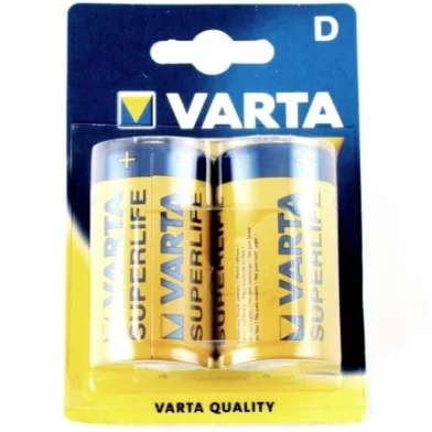 Baterie VARTA Superlife R20/D, 2 bucati, blister