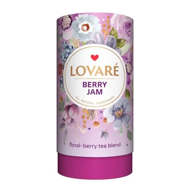 Чай LOVARE Berry Jam, листовой, 80  г