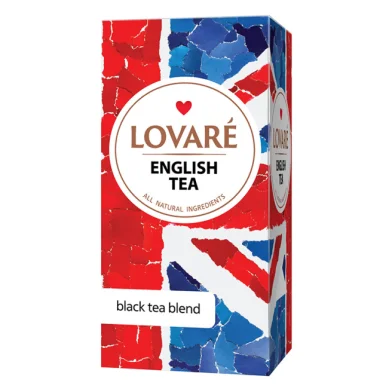 Ceai LOVARE English Tea, 24 pachetele de 2gr 
