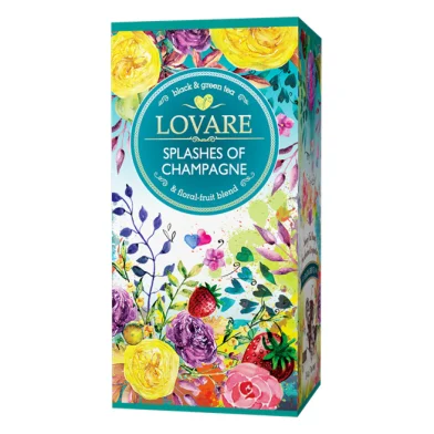 Ceai LOVARESplashes of Champagne, 24 pachetele de 2gr 