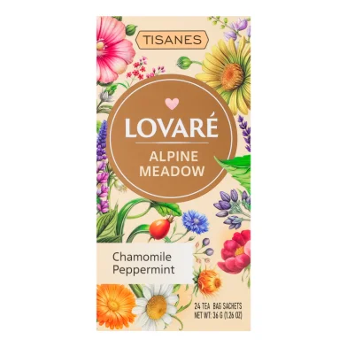 Чай LOVARE Alpine meadow, 24 пакетиков по 2 г