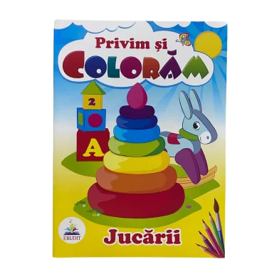 Раскраска Privim si coloram Jucarii