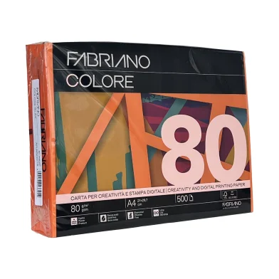 Hartie FABRIANO Colore A4, 80g/m2, 500 foi aragosta