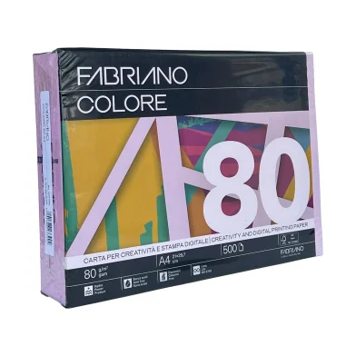 Бумага FABRIANO Colore A4, 80 г/м2, 500 л. lavanda