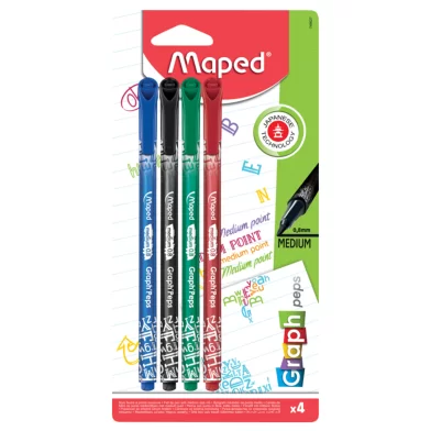 Liner MAPED Deco, 0.8mm, 4 culori, blister